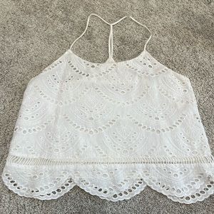 Lovers + friends lace tank